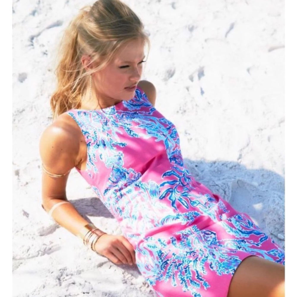 NWOT Lilly Pulitzer Shift Dress Pink Samba